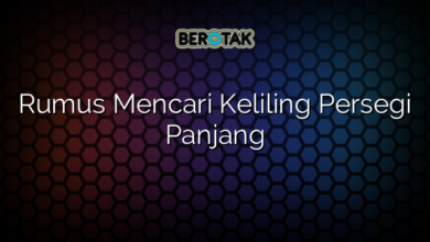 Rumus Mencari Keliling Persegi Panjang