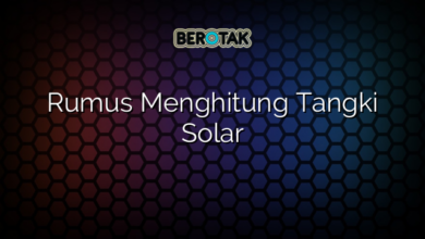 Rumus Menghitung Tangki Solar