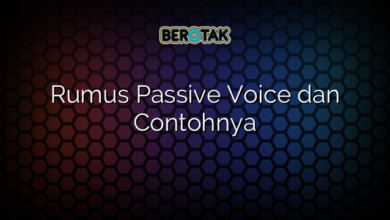 √ Rumus Passive Voice Dan Contohnya