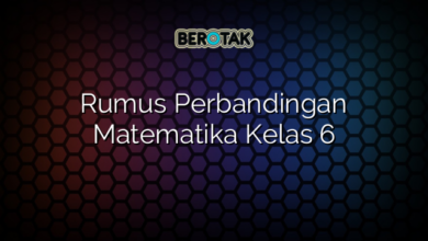 √ Rumus Perbandingan Matematika Kelas 6