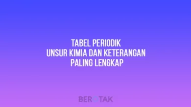 Tabel Periodik Unsur Kimia dan Keterangan Paling Lengkap