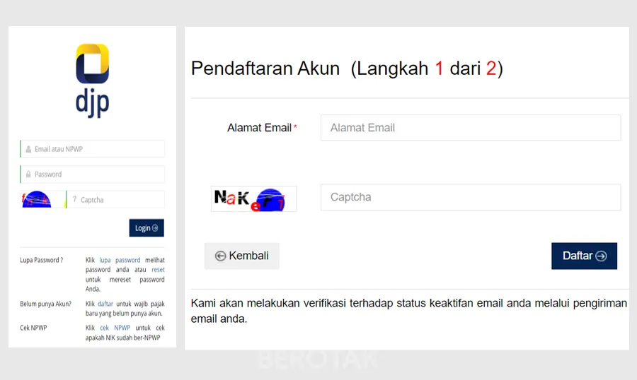 cara daftar npwp online