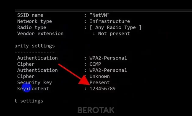 cara mengetahui password WiFi dengan CMD