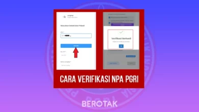 cara verifikasi npa pgri