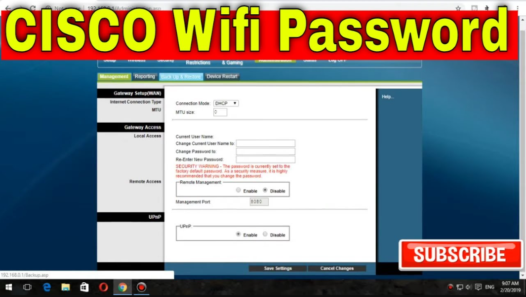 cisco wifi password