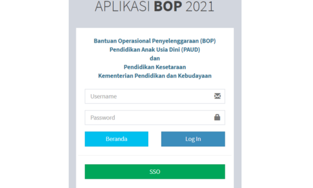 penggunaan aplikais bop