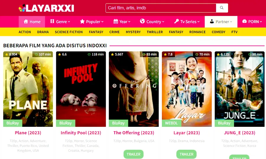 web nonton streaming indoxxi