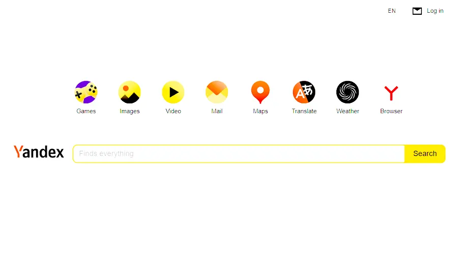 yandex search